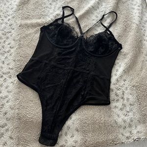 NWOT Fashion Nova Black Lingerie (L)